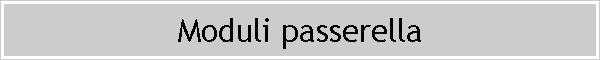 Moduli passerella